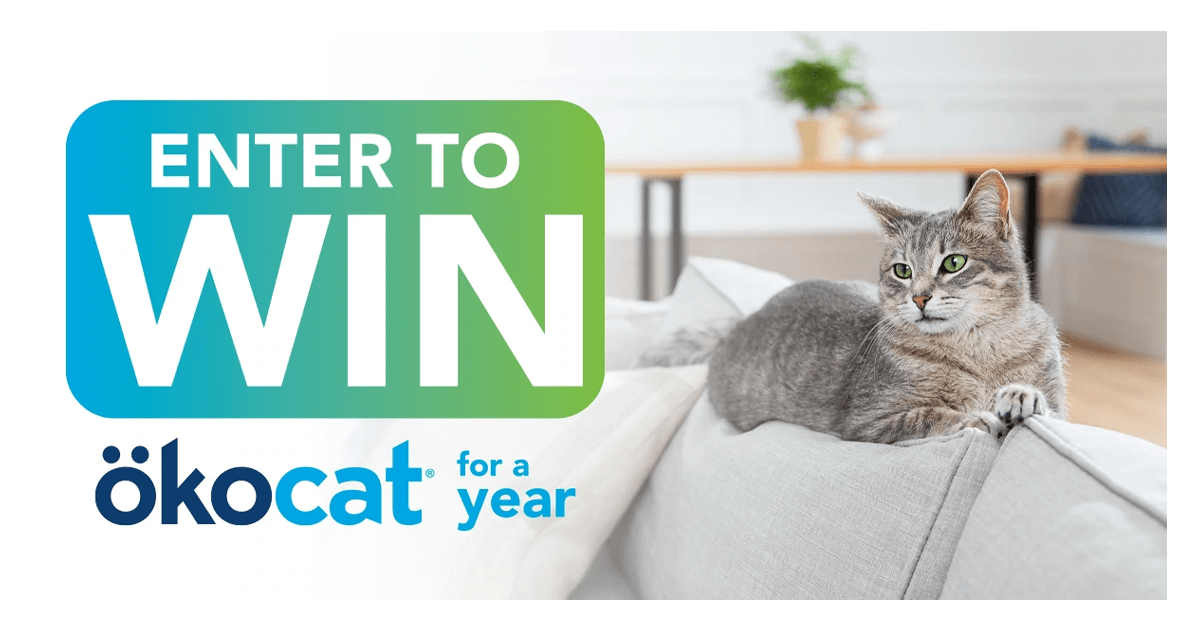 Enter to Win ökocat® Litter for a Year