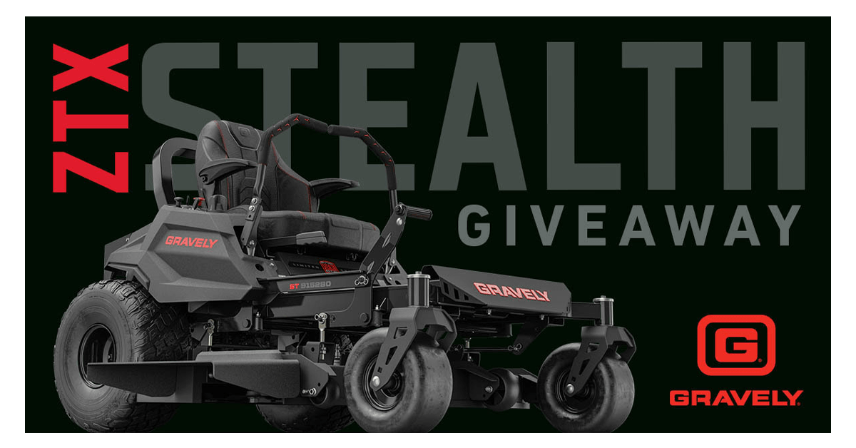 Gravely ZT X Stealth Edition Giveaway