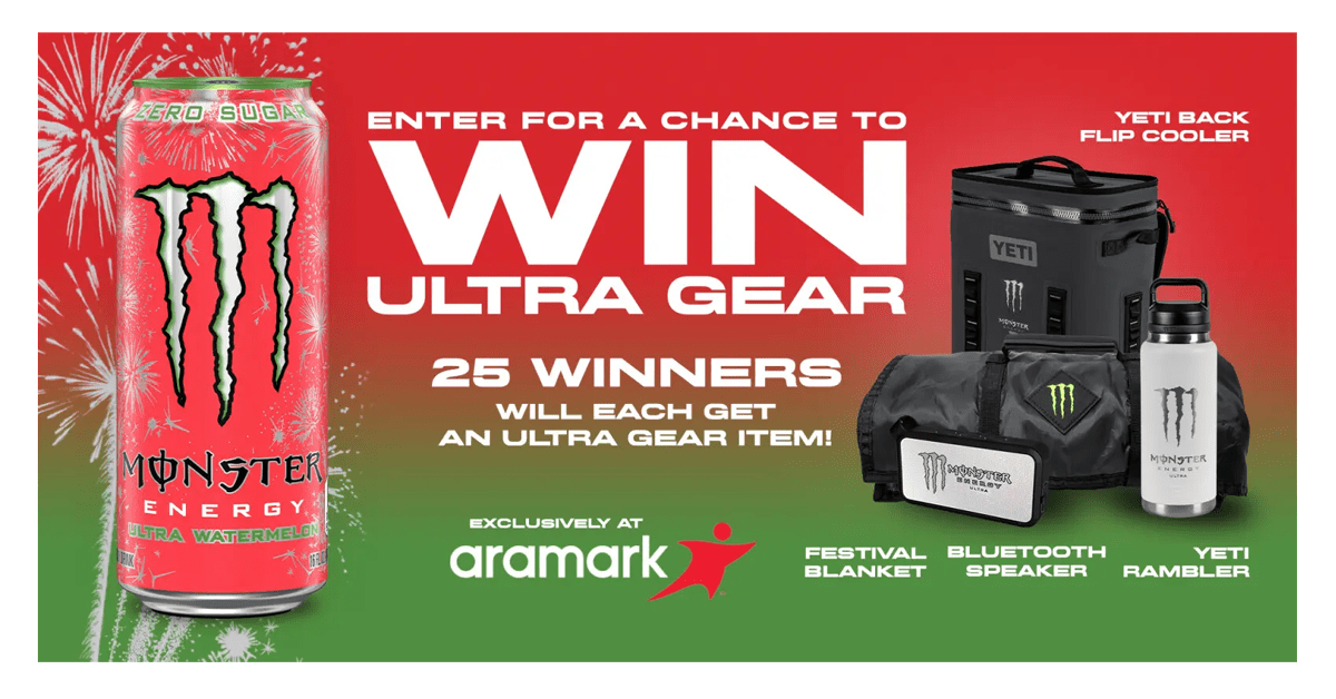 Win a Monster Ultra Cooler Sweepstakes