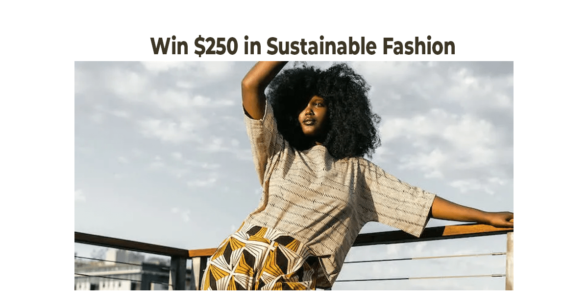 Sustainable Fashion Giveaway