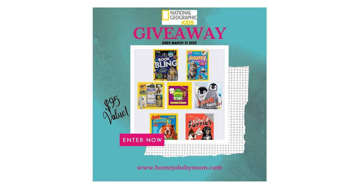 The National Geographic Kids Books Mega Prize Pack Giveaway
