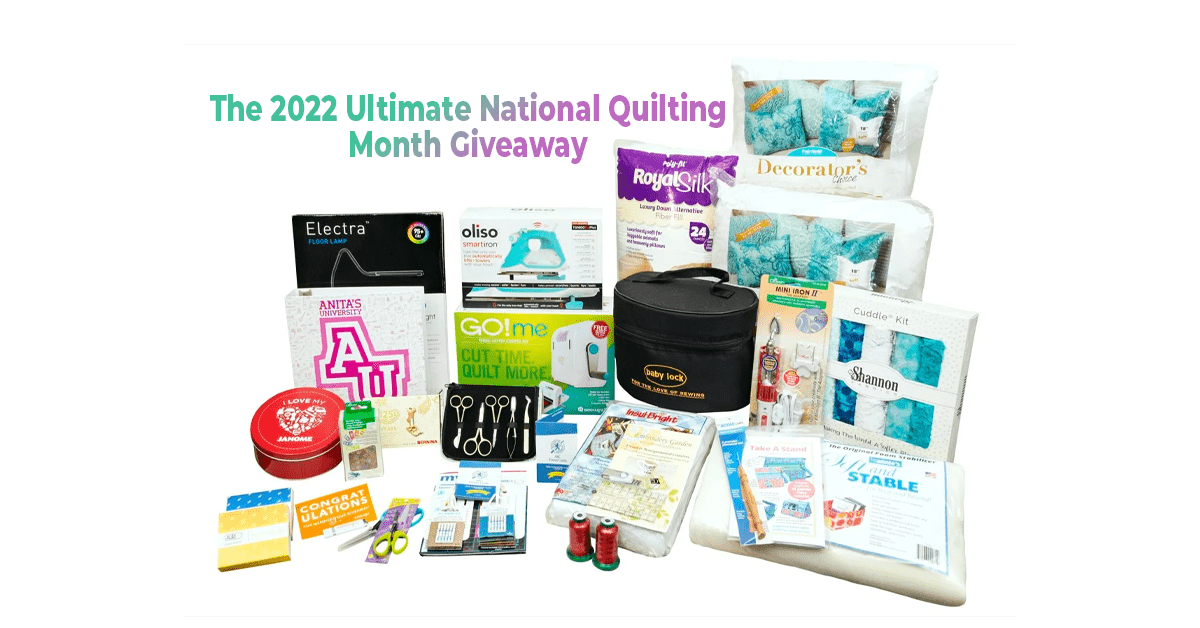 2022 Ultimate National Quilting Month Giveaway