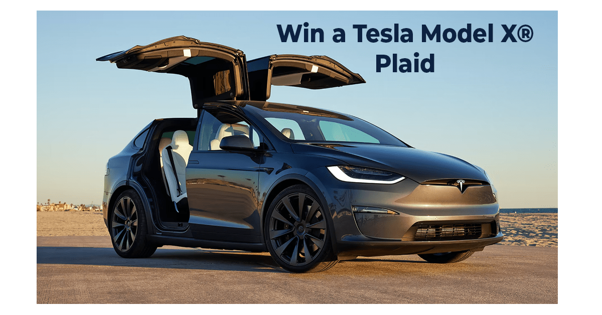 Win a Tesla Model X Plaid