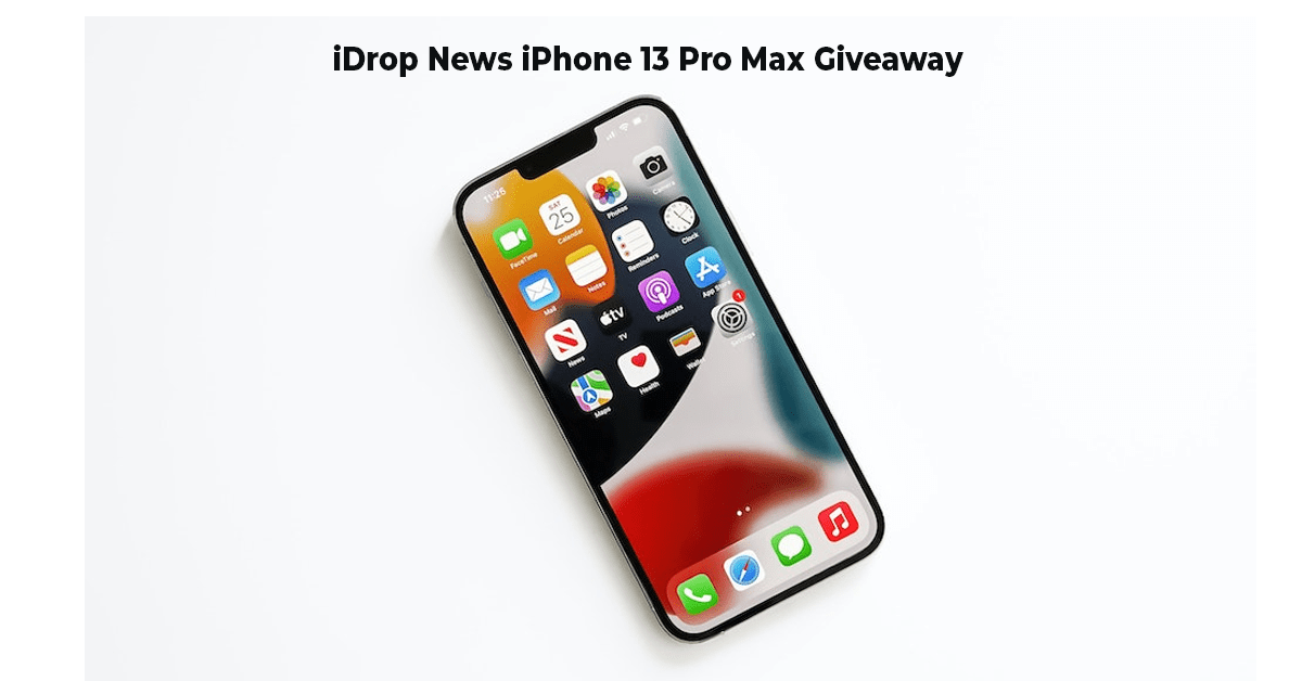 iDrop News iPhone 13 Pro Max Giveaway