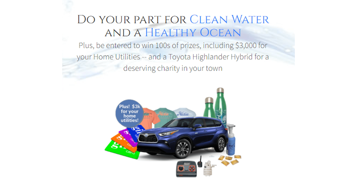 My Water Pledge Sweepstakes