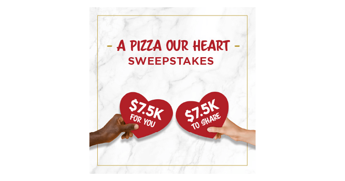 A Pizza My Heart Sweepstakes