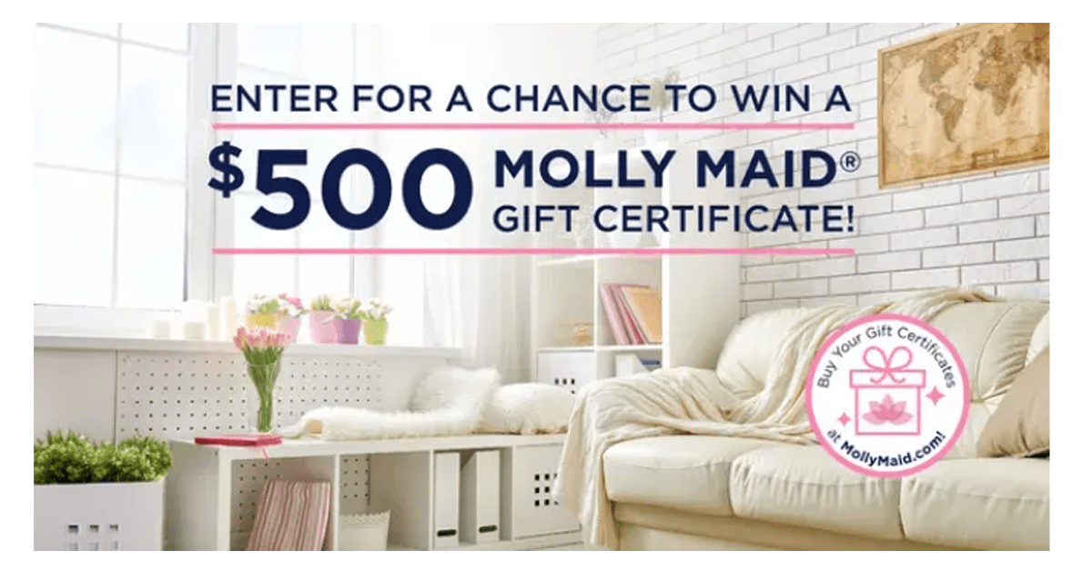 Molly Maid Clean Home Giveaway