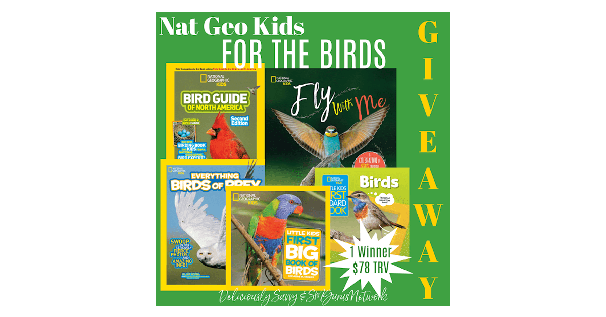Nat Geo Kids FOR THE BIRDS Book Bundle Giveaway