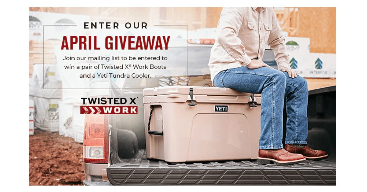 Twisted X Work Boots Giveaway