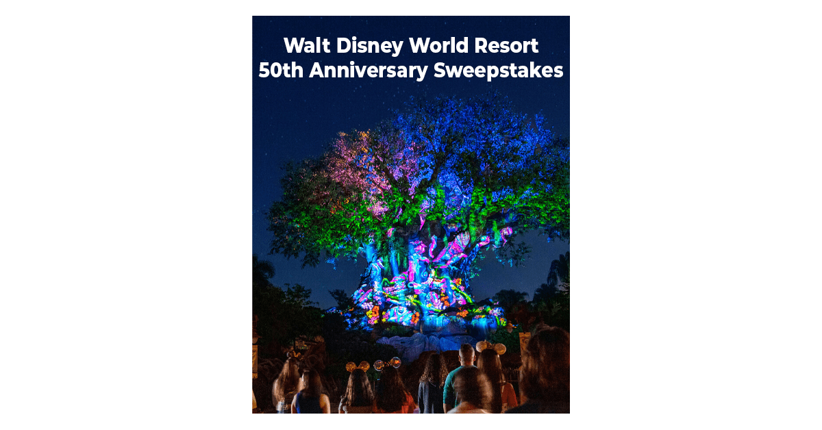 The Walt Disney World Resort 50th Anniversary Sweepstakes
