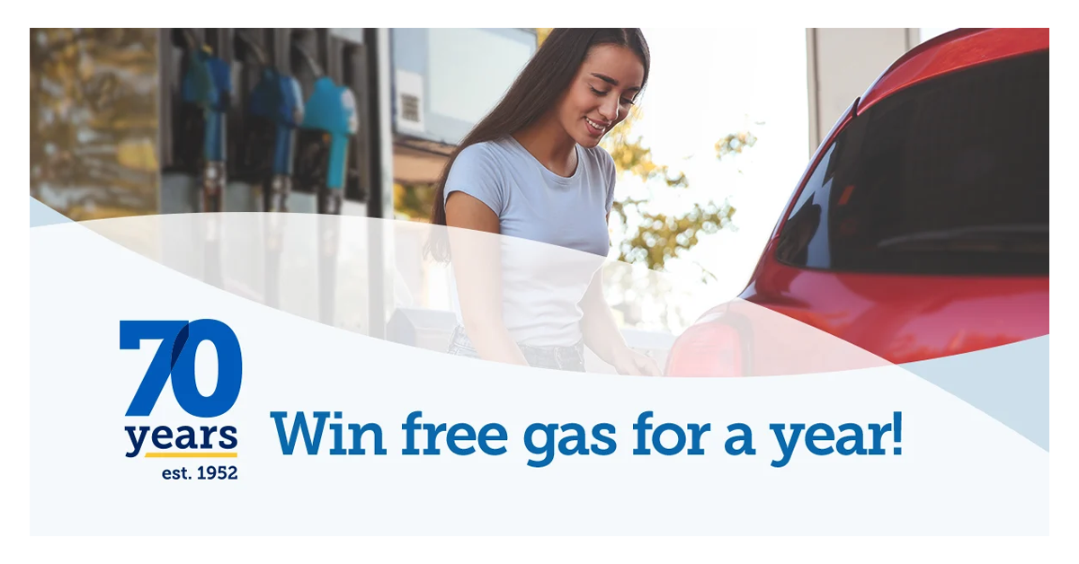 Free Year of Gas Sweepstakes