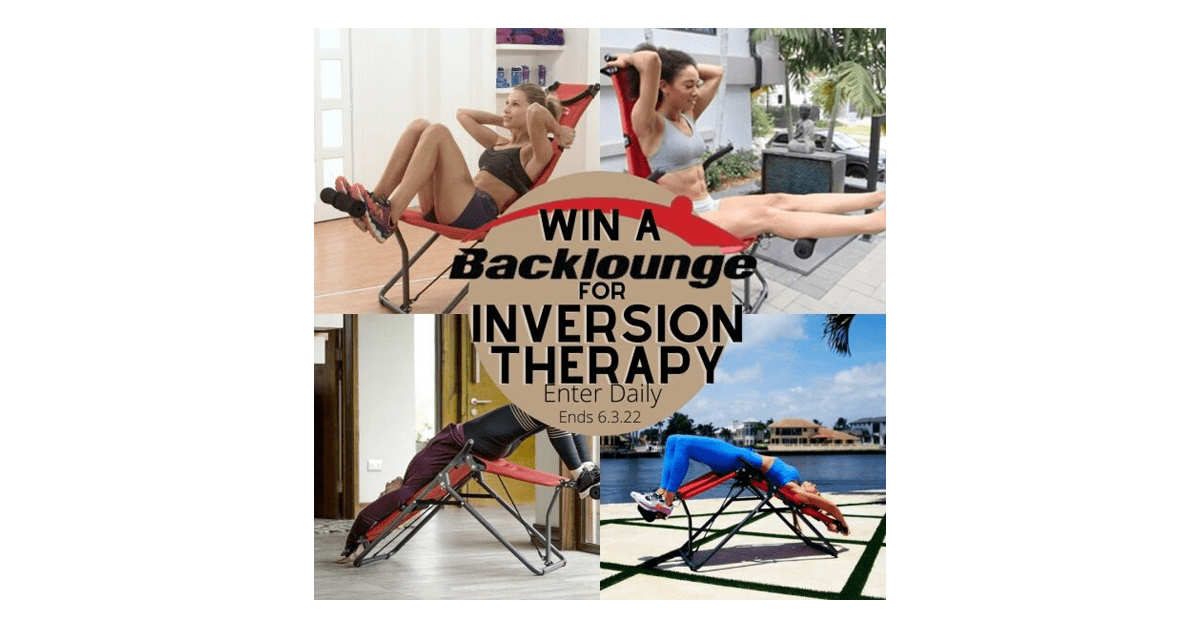 Backlounge for Inversion Therapy Giveaway