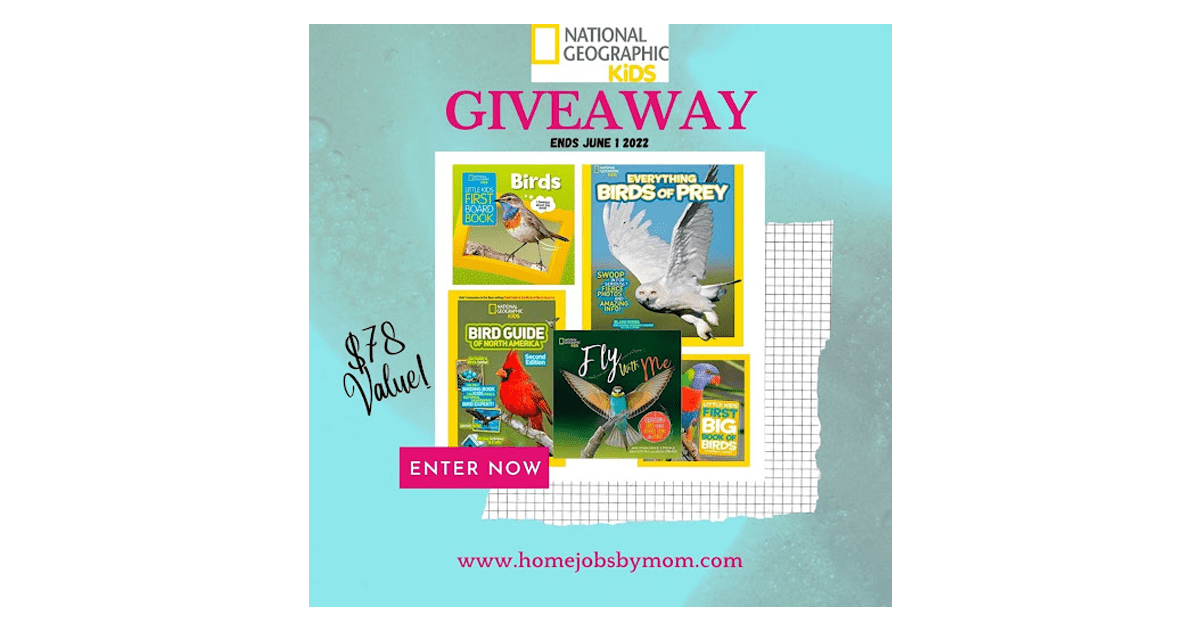 Nat Geo Kids Feathered Friends Book Bundle Giveaway