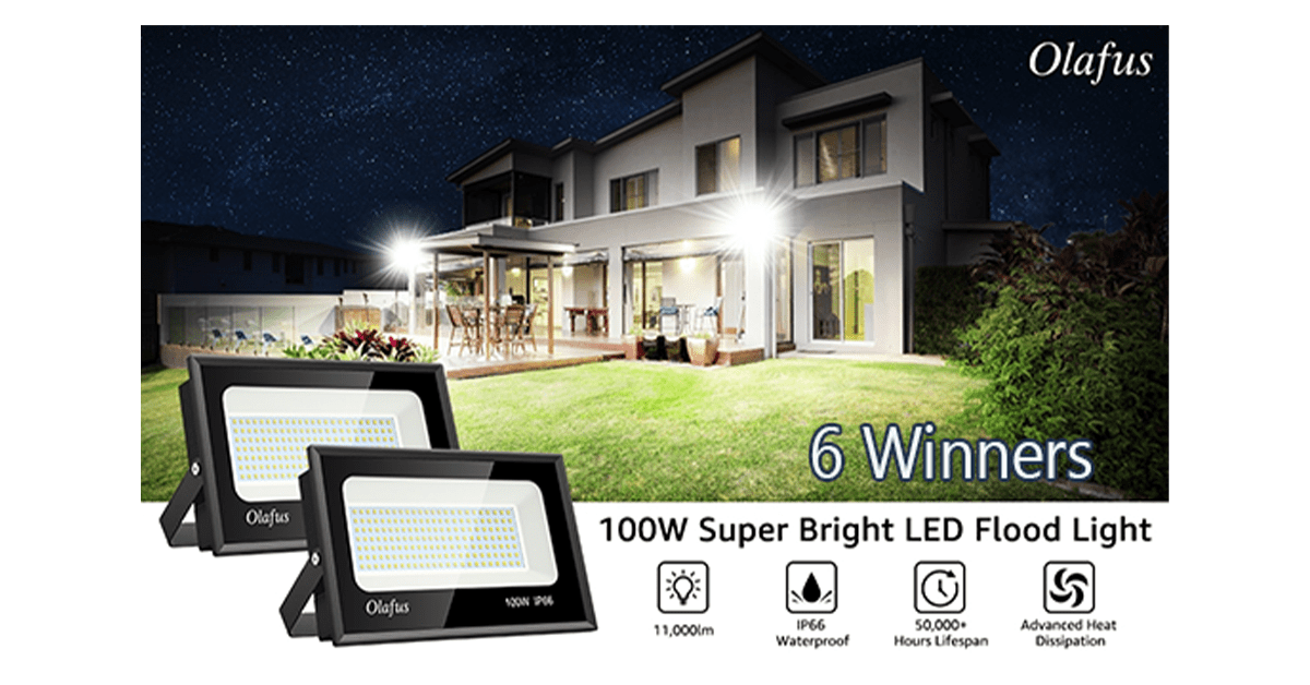 Olafus Outdoor Flood Lights Giveaway
