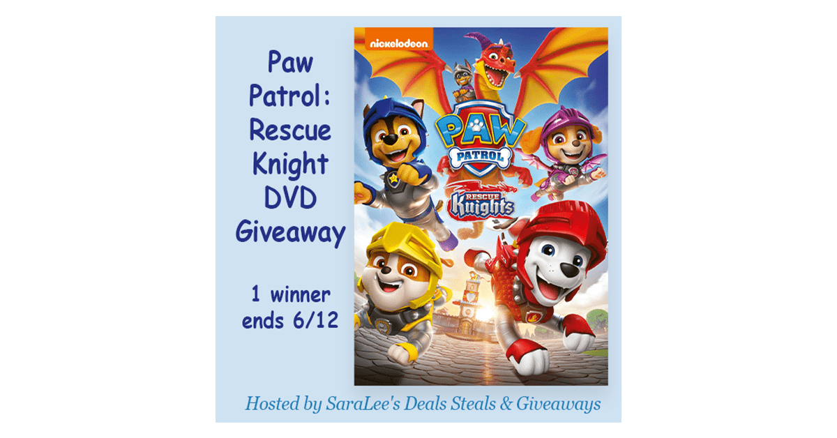 PAW Patrol: Rescue Knights on DVD