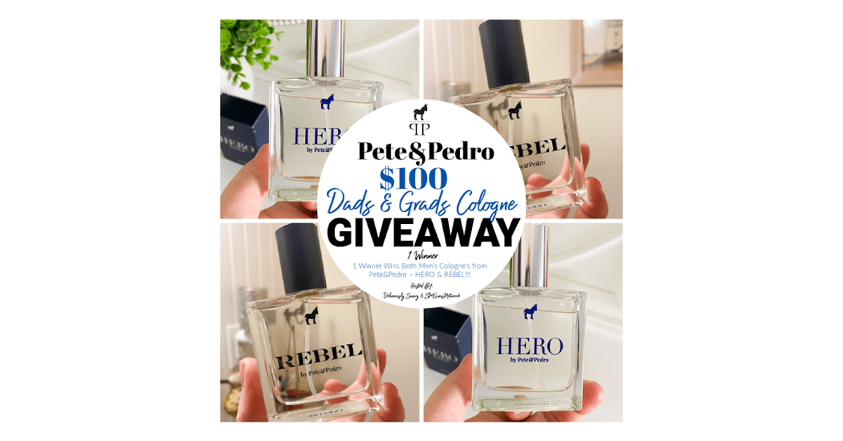 Pete&Pedro $100 Dads & Grads Cologne Giveaway