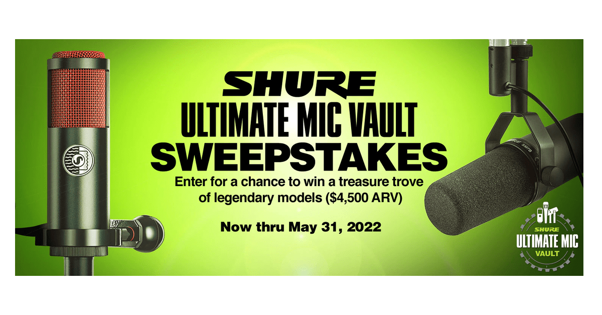 Shure Ultimate Mic Vault Giveaway