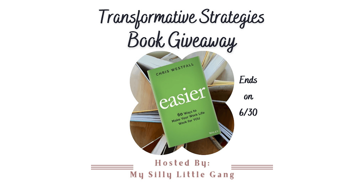 Transformative Strategies Book Giveaway