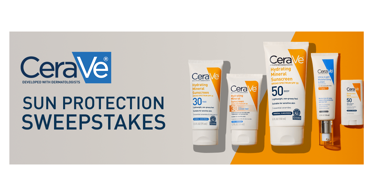 CeraVe 2022 Sun Protection Sweepstakes