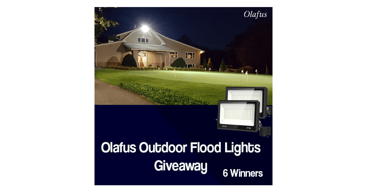 Olafus Outdoor Flood Lights Giveaway