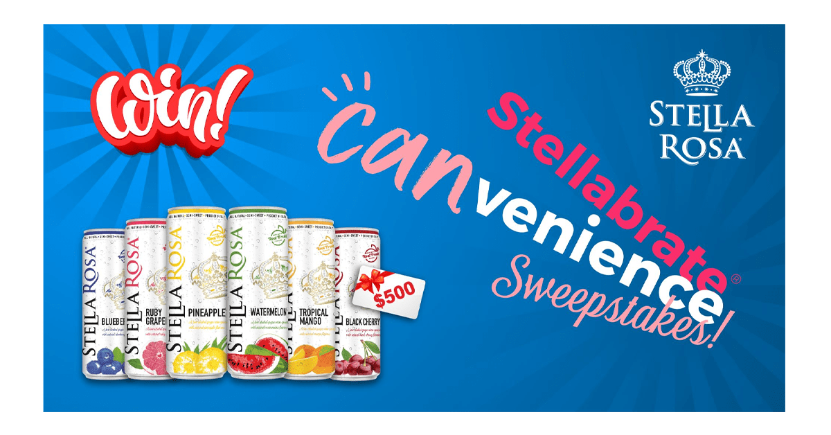 Stellabrate CAN-venience Sweepstakes