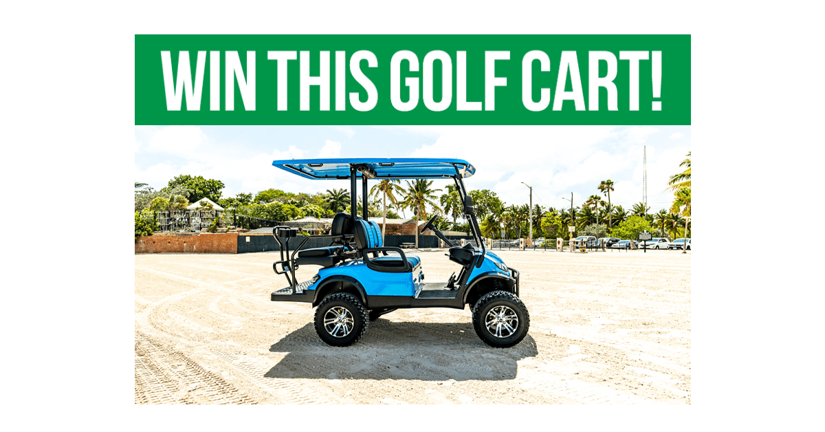 THE ICONIC Golf Cart Giveaway