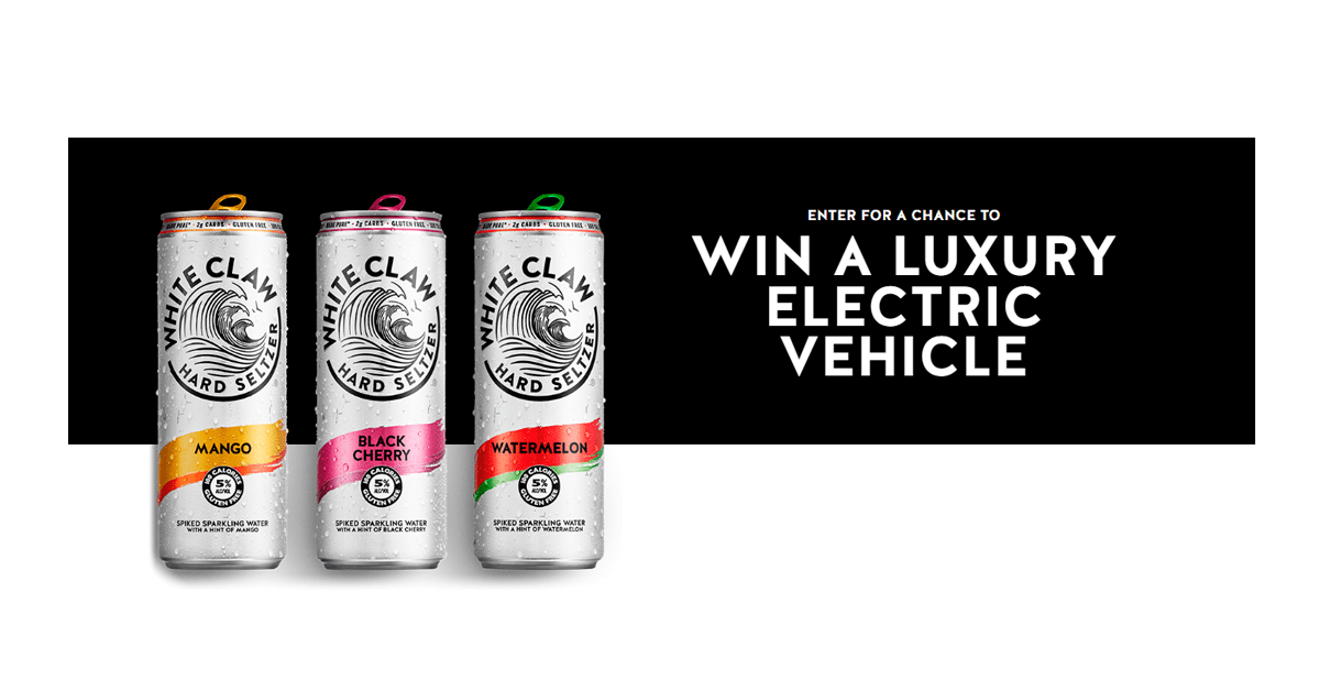 White Claw Hard Seltzer Electric Vehicle Sweepstakes