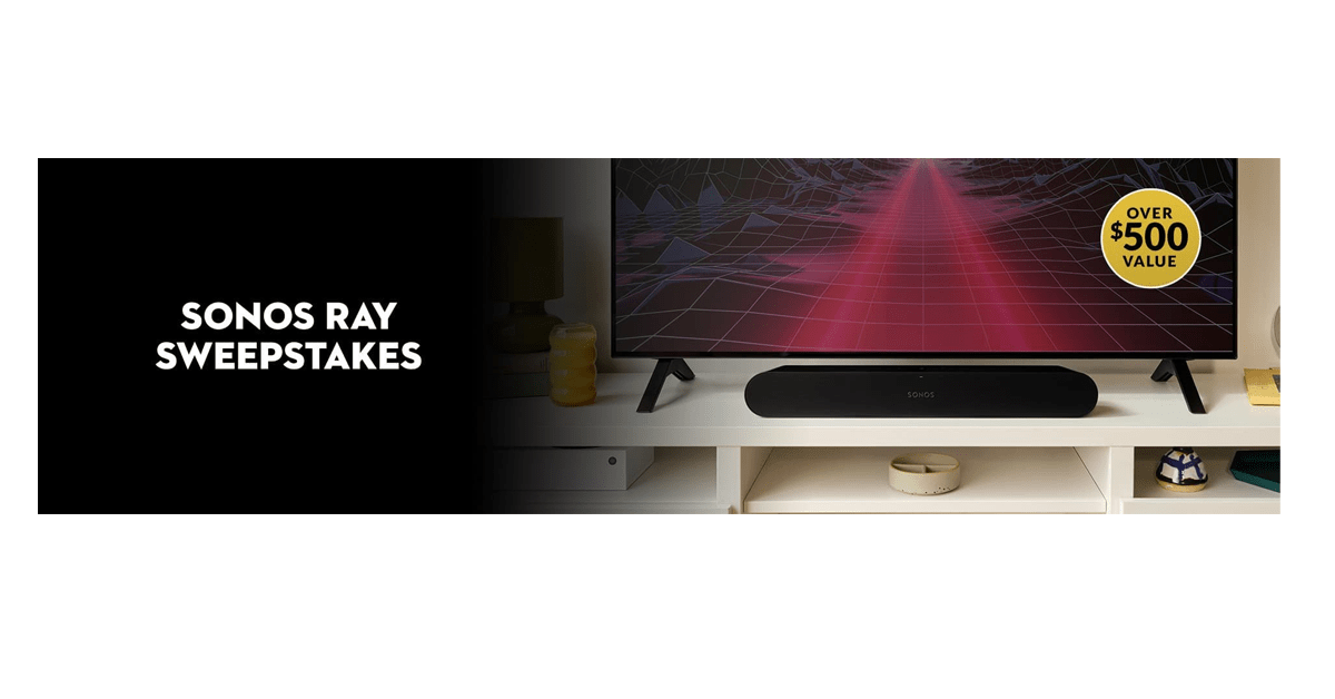 World Wide Stereo Sonos Ray Sweepstakes