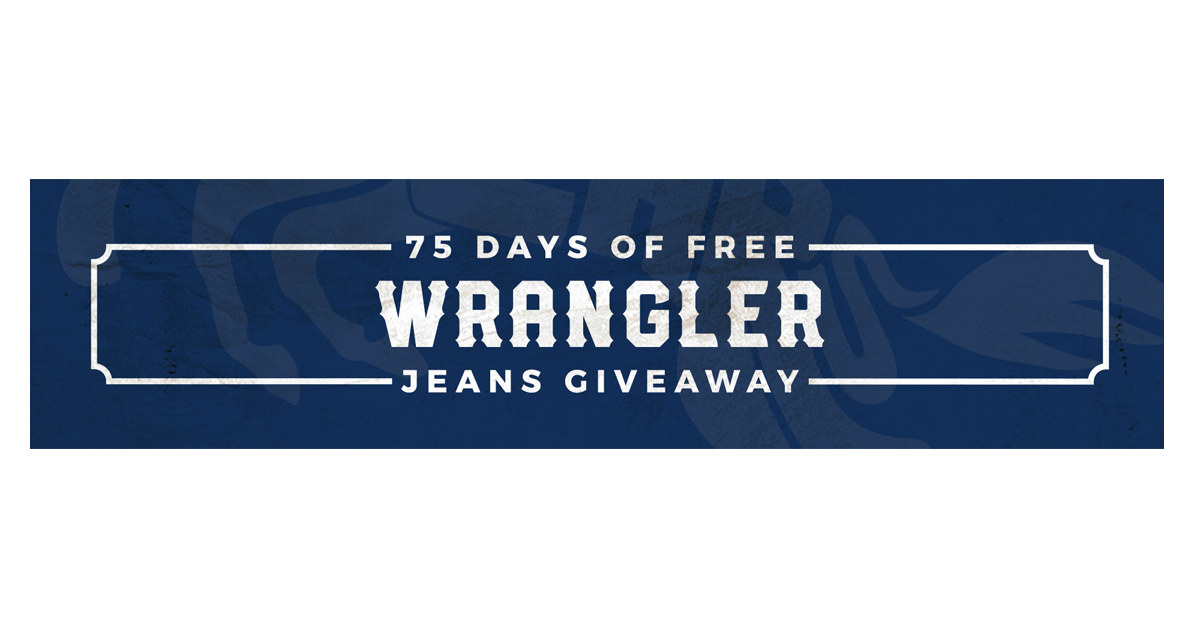 75 Days of Free Wrangler Jeans Giveaway