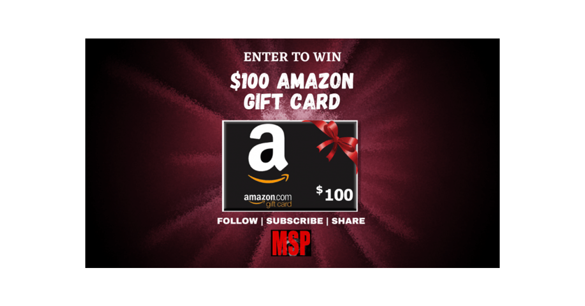 MSP Records July $100 Amazon Gift Card Giveaway
