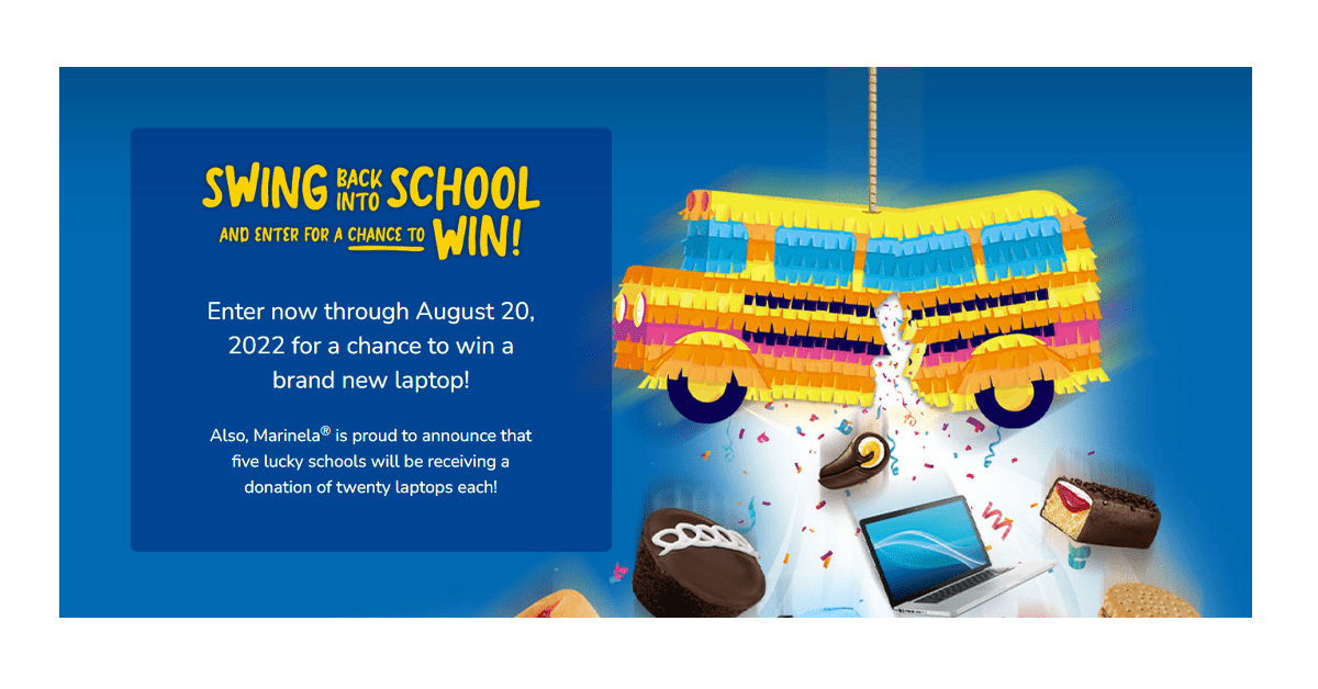 Marinela Back to School Instant Win Game