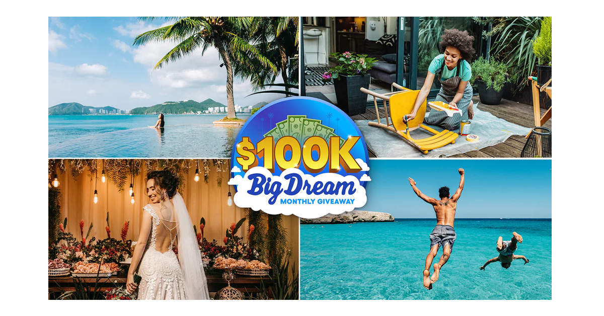 Win $100K in July’s Big Dream Monthly Giveaway
