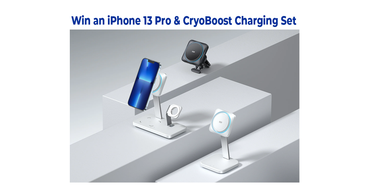 iPhone 13 Pro and Cryoboost Charger Giveaway