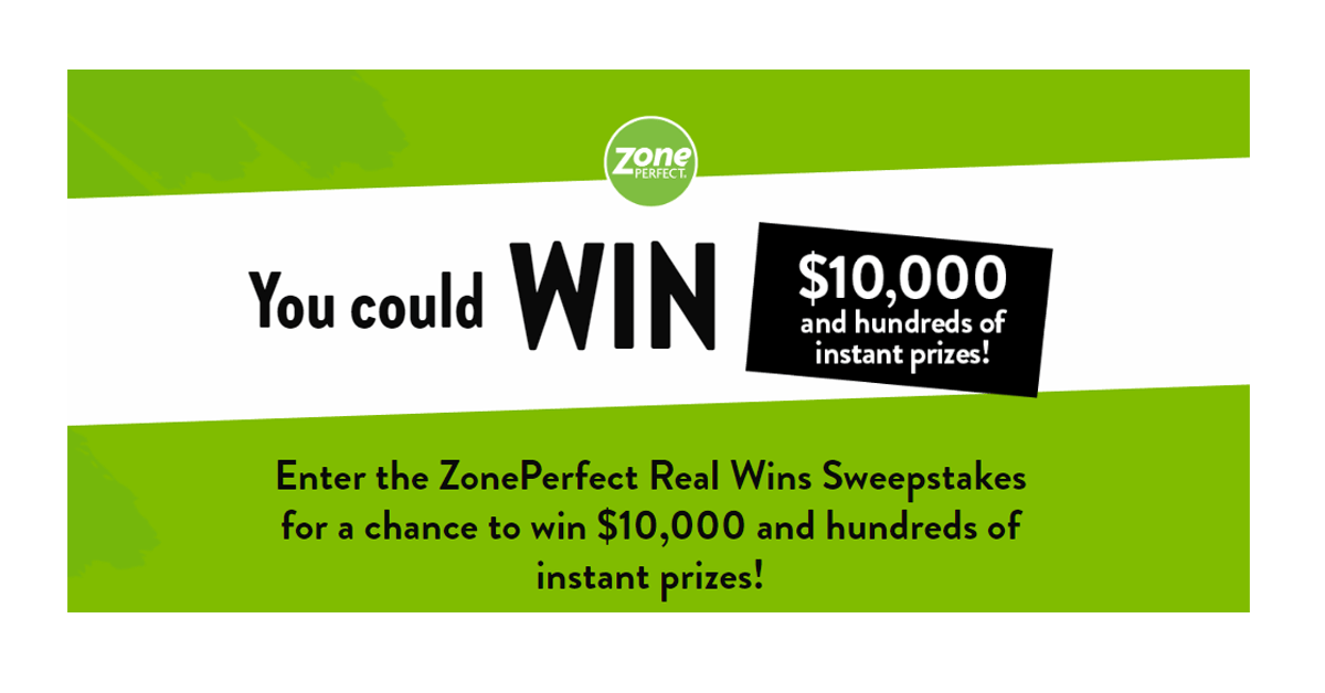 The ZonePerfect Real Wins Sweepstakes