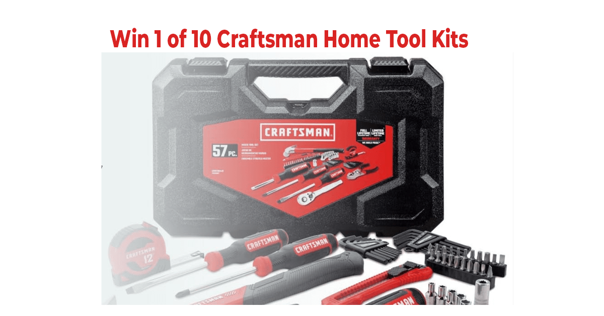Win 1 of 10 Craftsman Home Tool Kits