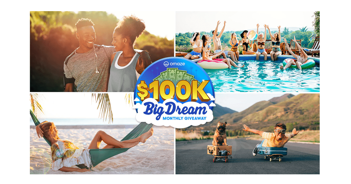 Win $100K in August’s Big Dream Monthly Giveaway