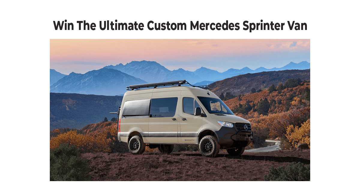 Win The Ultimate Custom Mercedes Sprinter Van