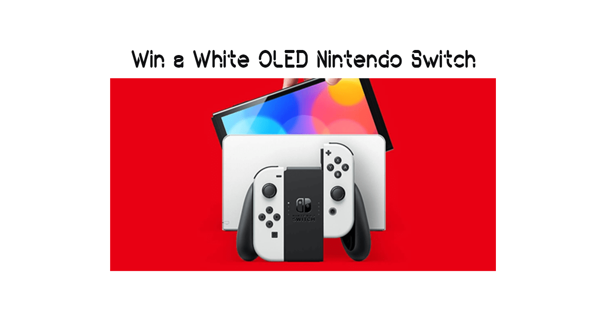 Win a White OLED Nintendo Switch
