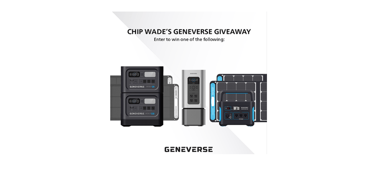 Get Prepared with Chip Wade's Geneverse Giveaway