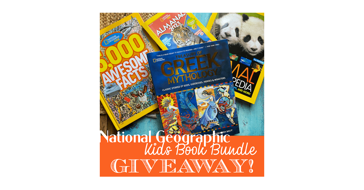 National Geographic Kids Book Bundle Giveaway