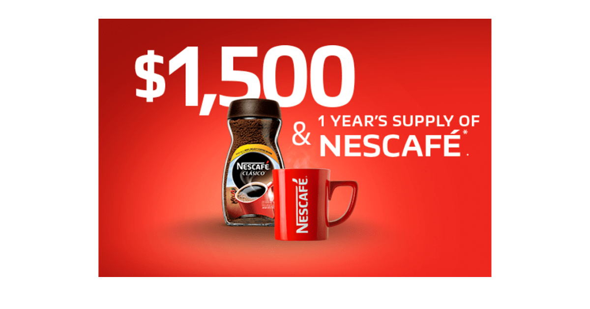 Nescafe One Moment for Those Who Make a Difference Sweepstakes