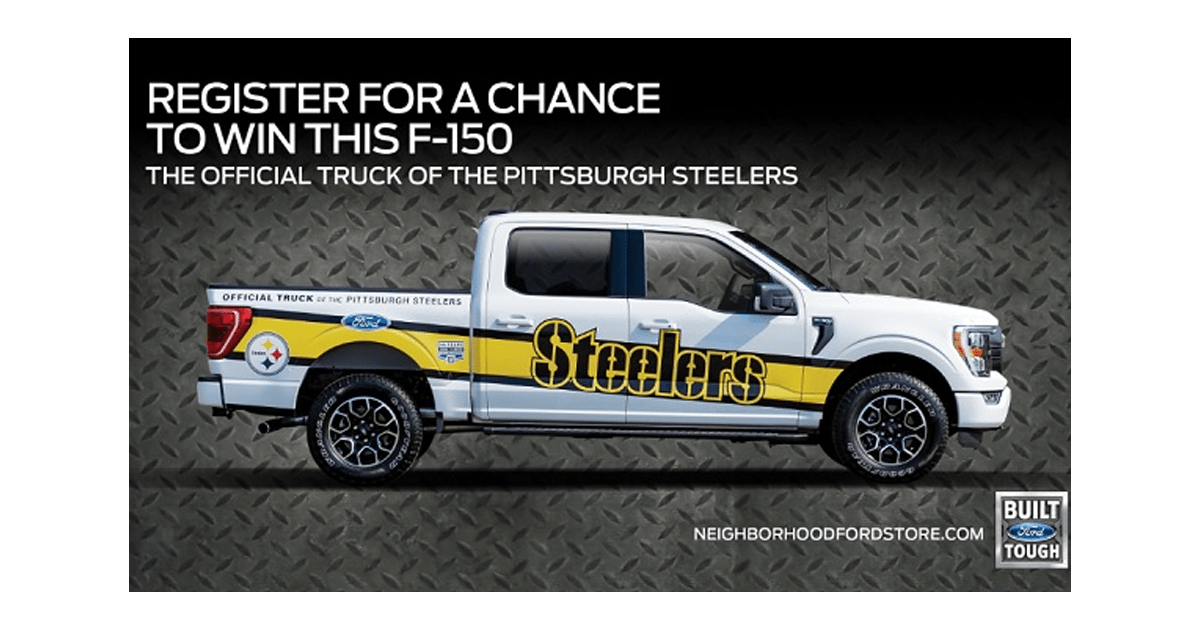 Steelers Win a Ford Truck Contest