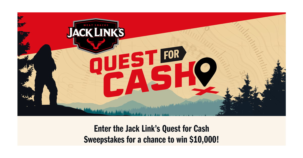 Jack Link’s Quest For Cash Sweepstakes