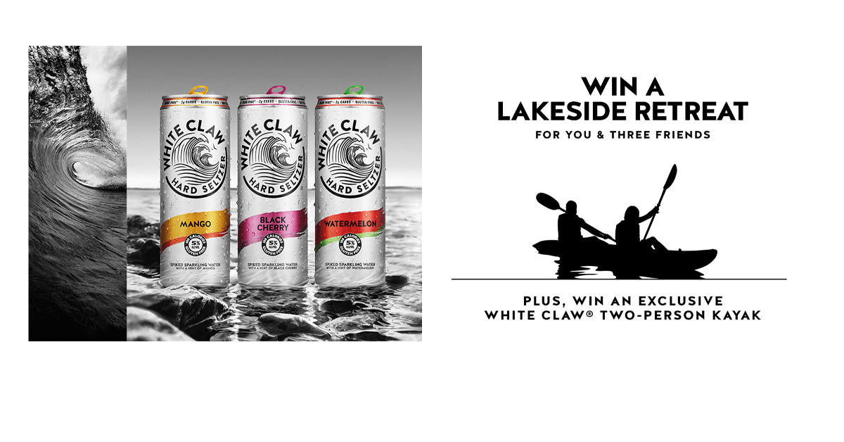 White Claw Hard Seltzer Lakeside Retreat Giveaway