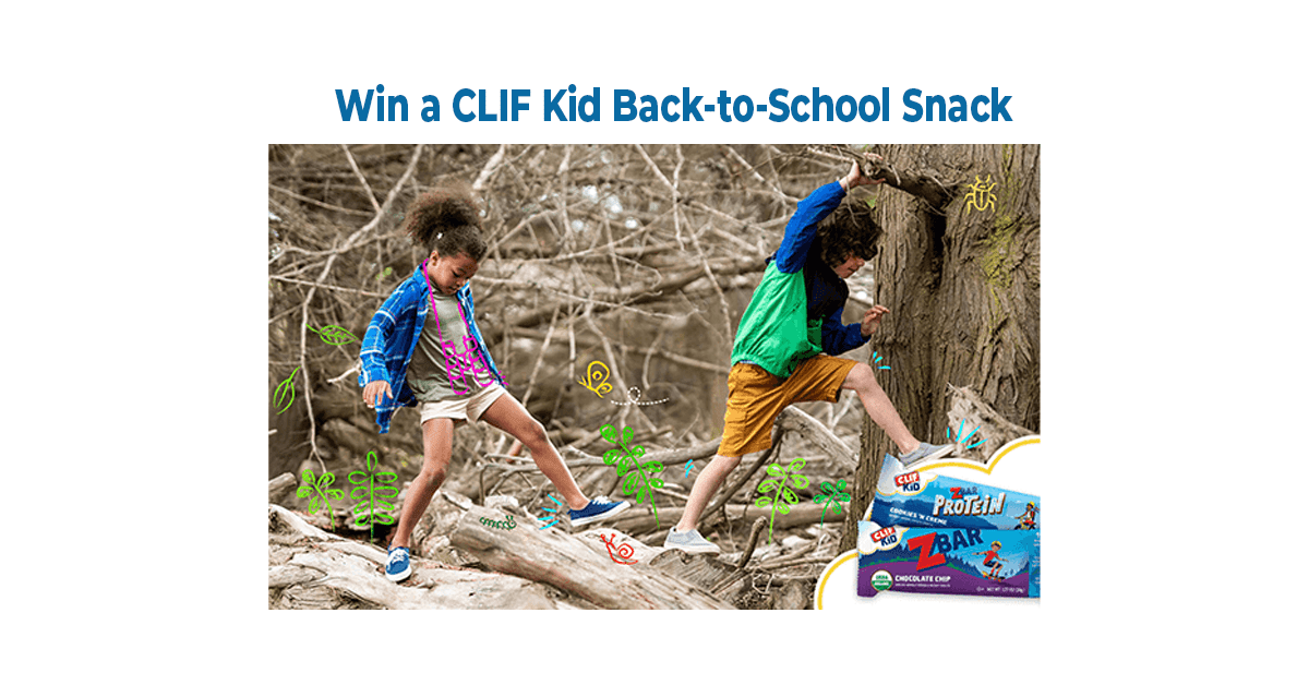 CLIF Kid Back to School Snack Pack Sweepstakes