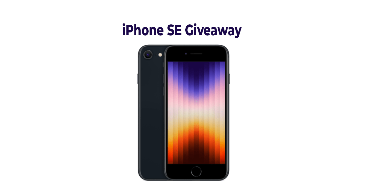 Enter to Win an APPLE iPhone SE Phone
