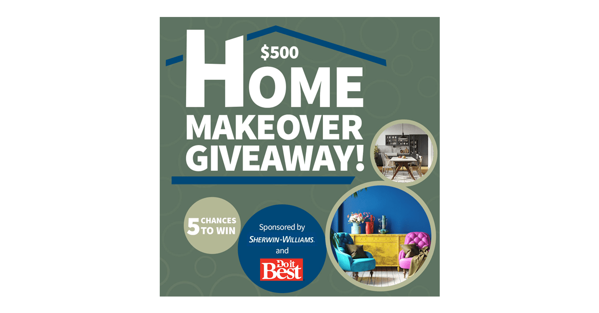 Do It Best $500 Home Makeover Giveaway