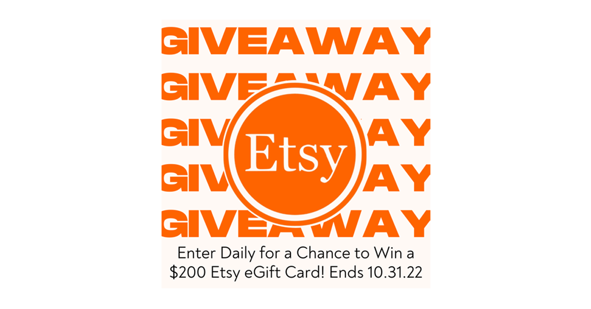 Review Wire $200 Etsy e-Gift Card Giveaway