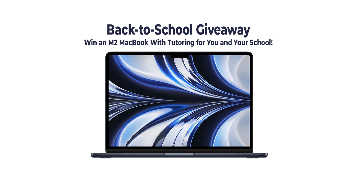 Enter to Win a MacBook and Tutoring