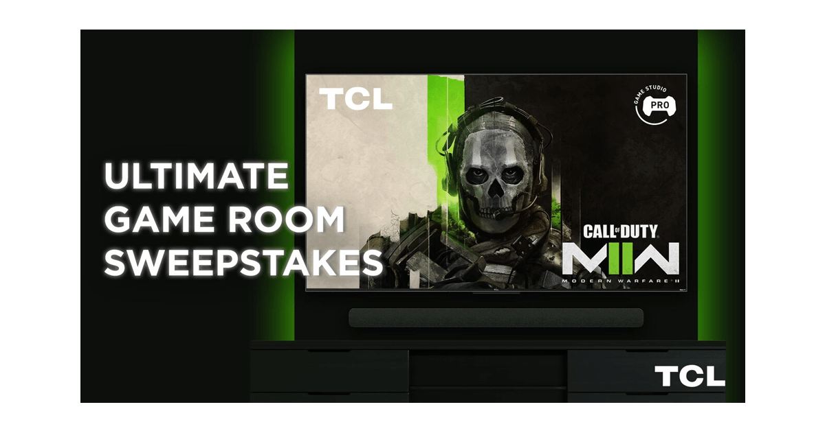 TCL Modern Warfare II Ultimate Game Room Sweepstakes